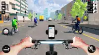 Corrida extrema de bicicleta 2019: Highway City Screen Shot 5
