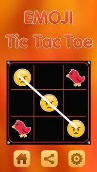 Free Tic Tac Toe Games For Emoji Flash Screen Shot 0