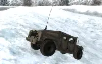 Army 4x4 Snow Driving 3D Screen Shot 3