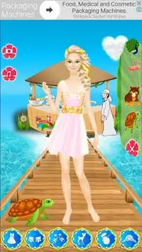 Beach Beautiful Girl Dress Up Game For Girls Screen Shot 1