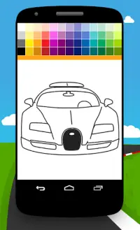 Cars Coloring Screen Shot 5