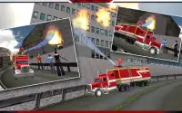 Up Hill Fire Truck Rescue Sim Screen Shot 5