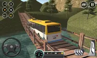 bergop offroad bus rijden sim Screen Shot 1