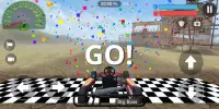 Racing Kart 3D: Desert race Screen Shot 1