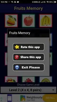 Fruits Memory Screen Shot 22