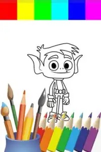 Coloring Titans Cartoon For Kids Screen Shot 2