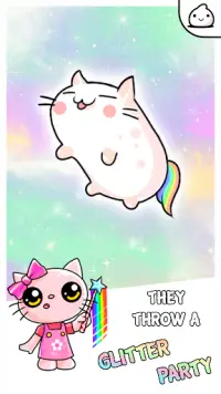 Unicorn Cat Evolution - Idle Cute Kawaii Clicker Screen Shot 1