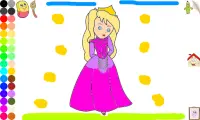 Principessa da colorare Giochi Screen Shot 2