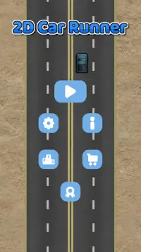 2D Car Runner Screen Shot 0