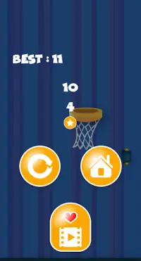 Basketball challenge - free basket ball game Screen Shot 2