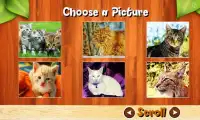 Cat Jigsaw Puzzles Cute Brain Games for Kids FREE Screen Shot 1