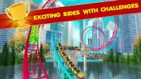 Roller Coaster Racing 3D 2 player Screen Shot 9