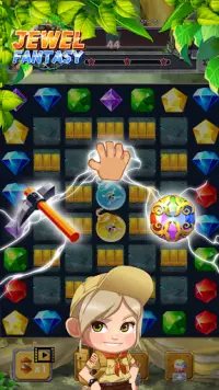 Jewel Fantasy: y juego de rompecabezas gratuito Screen Shot 1