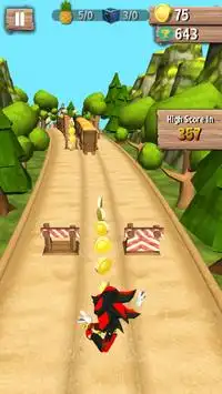 Ninja Sonic Running Shadow Screen Shot 5