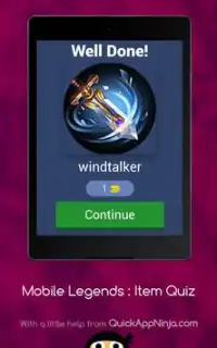 Mobile Legends : Guess the Items Screen Shot 13