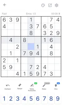 Sudoku jogos de quebra-cabeça Screen Shot 0