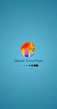 Tap Magic Manuel Turizo-Piano Game Screen Shot 0