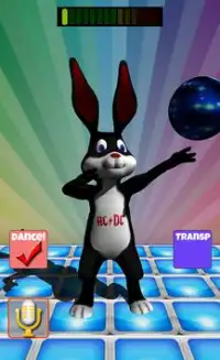 Pet Dancing Talking Rabbit 3D Screen Shot 0