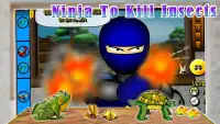 Ninja to kill insects Screen Shot 0