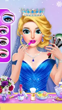 : Ice Princess Wedding Make Up Screen Shot 3