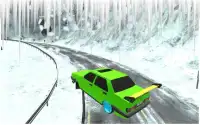 Snowy City Car Drift Screen Shot 4