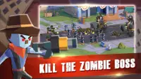 Zombie War : games for defense zombie in a shelter Screen Shot 4