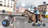 Mounted Horse Cop Chase Arrest Screen Shot 8