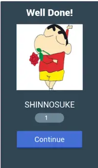 Juego Shin Chan Gratis. Adivina el personaje. Screen Shot 1