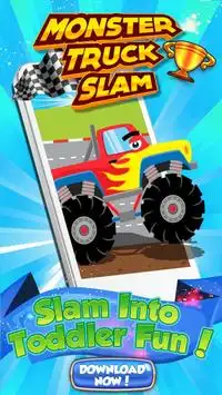 Monster Truck Games Easy Kids Screen Shot 0