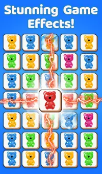 Gummy Bear Match 3 Game - Teddybeer Matching Game Screen Shot 2