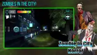 Zombie In City Horror Screen Shot 0