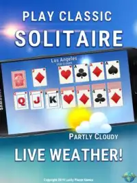 My Daily Solitaire - Live Weather Free Horoscopes Screen Shot 7