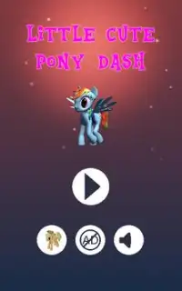 Little Cute Pony Dash Screen Shot 0