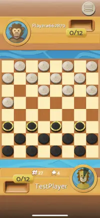 Dame - Checkers Brettspiel (kostenlos) Screen Shot 0