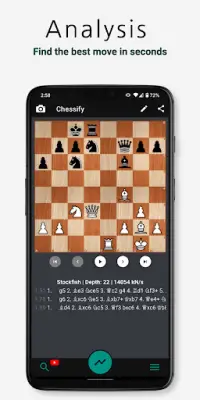 Chessify: Scan & Analyze Chess Screen Shot 1