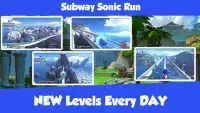 Subway Sonic Run Screen Shot 2