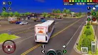 Euro City Bus Mengemudi 3D Sim Screen Shot 1
