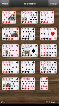 15 Solitaire Free Screen Shot 0