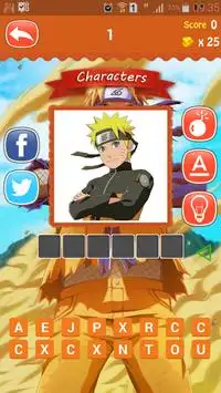 Naruto Quiz Screen Shot 4