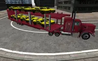 車のトランスポーターの駐車ゲーム Screen Shot 2
