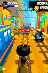 Subway Bendy Rush Ink Machine 3D Screen Shot 1