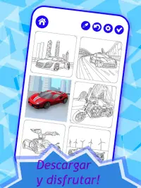 Universe of Cars - Libro para colorear para niños Screen Shot 3