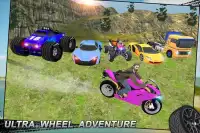 Free Fall Jungle Mega Car Ramps 3D Stunts Screen Shot 17