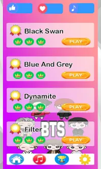 BTS Army Piano Game Screen Shot 0