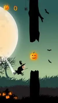 Flappy Witch Screen Shot 2