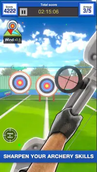 Panahan Game 3D: Bow dan Arrow Shooting Games Screen Shot 2