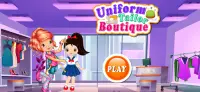 Cửa hàng may đồng phục: trò chơi mặc quần áo cho h Screen Shot 9