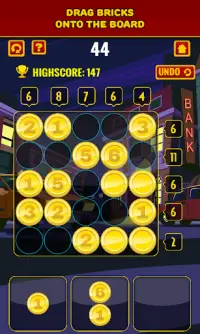 Juego de rompecabezas numérico: dinero: gratis Screen Shot 2