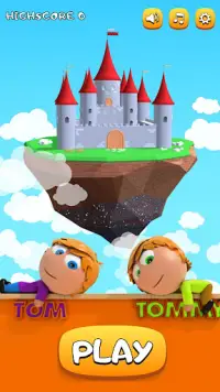 Tom and Tommy - Sky Jump Screen Shot 0