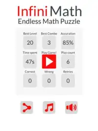 InfiniMath Endless Math Puzzle Screen Shot 7